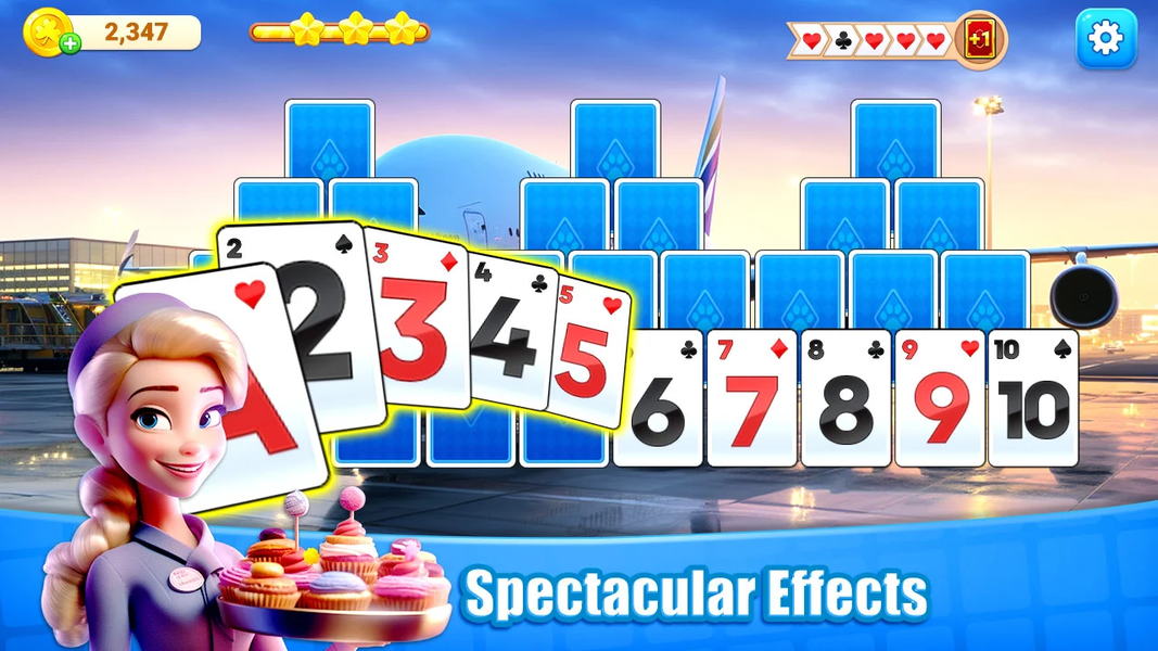 TriPeaks Solitaire 24 - عکس بازی موبایلی اندروید