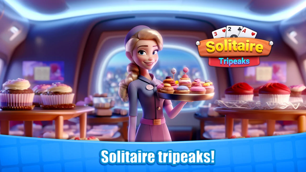 Solitaire TriPeaks 25 - Gameplay image of android game