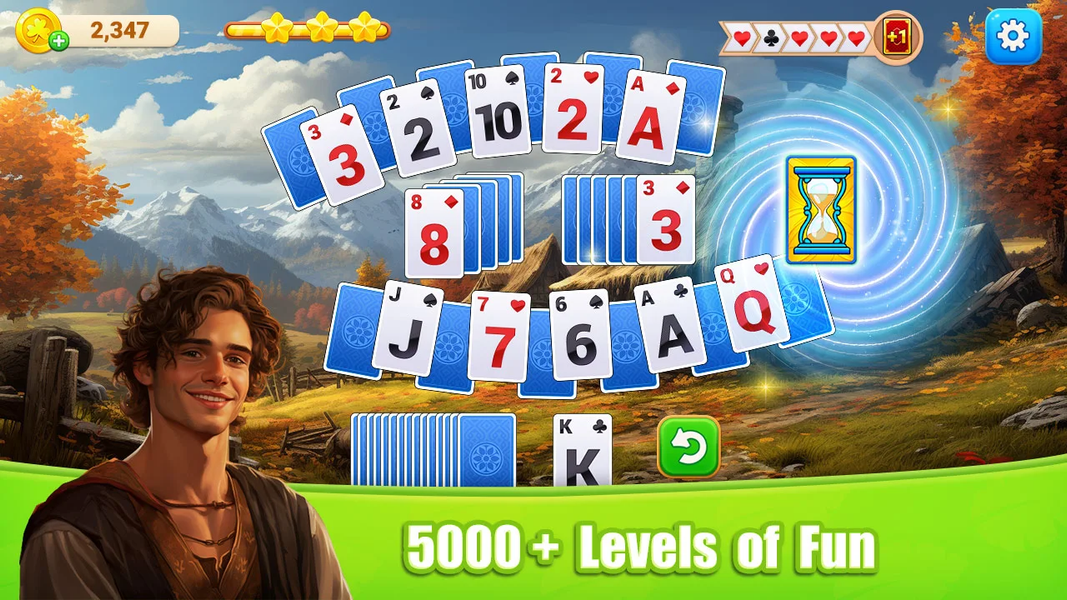 Solitaire TriPeaks Journey - Gameplay image of android game