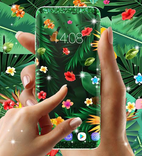 Tropical jungle live wallpaper - Image screenshot of android app