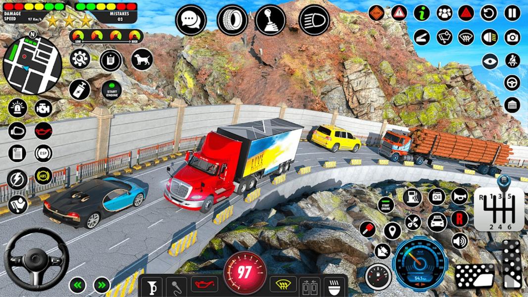 Euro Truck Cargo 2024 - Gameplay image of android game