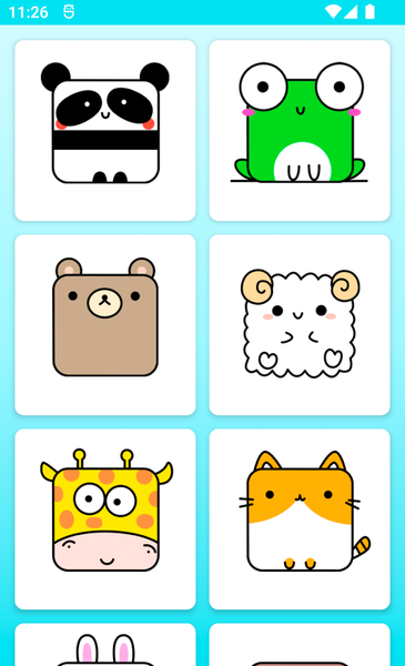 How to draw cute animals - عکس برنامه موبایلی اندروید