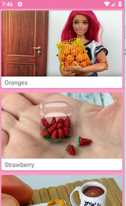 How to make food for dolls - Image screenshot of android app