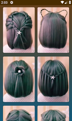 Hairstyles for short hair - عکس برنامه موبایلی اندروید