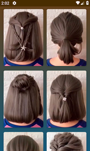 Hairstyles for short hair - عکس برنامه موبایلی اندروید