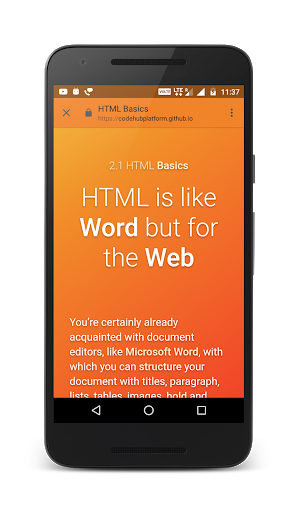 Code Hub - Image screenshot of android app