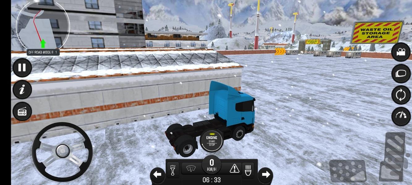 Truck Simulator Oil - کامیون روغن - Gameplay image of android game