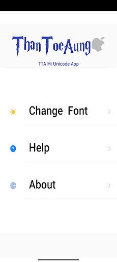 TTA Mi Myanmar Unicode Font - عکس برنامه موبایلی اندروید