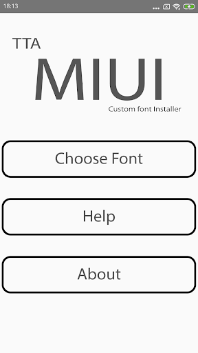 TTA MIUI Custom font installer - عکس برنامه موبایلی اندروید