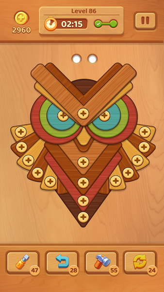 Wooden Screw: Nuts and Bolts - عکس بازی موبایلی اندروید