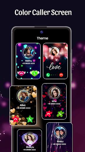 Color Caller Screen - عکس برنامه موبایلی اندروید