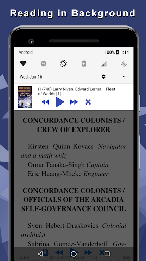TTS Reader: reads aloud books - Image screenshot of android app
