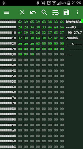 Hex Editor Free - عکس برنامه موبایلی اندروید