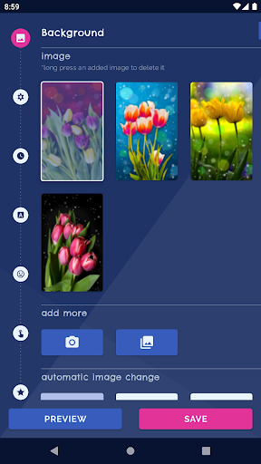 Spring Tulip Live Wallpaper - عکس برنامه موبایلی اندروید