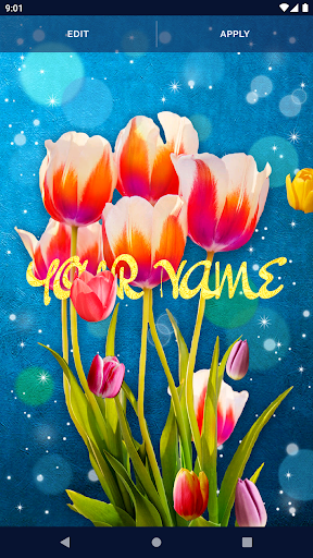 Spring Tulip Live Wallpaper - عکس برنامه موبایلی اندروید