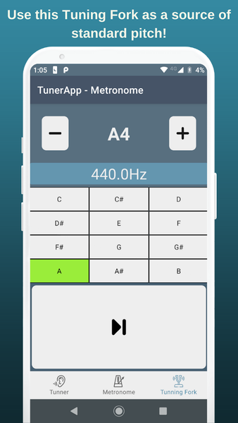 BeatTune - Tuner and Metronome - Image screenshot of android app