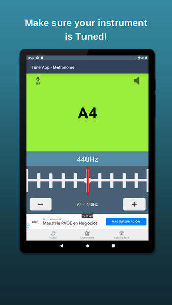 BeatTune - Tuner and Metronome - Image screenshot of android app