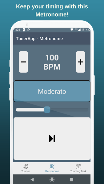 BeatTune - Tuner and Metronome - عکس برنامه موبایلی اندروید