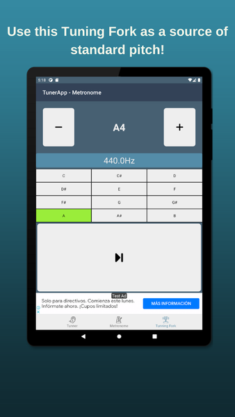 BeatTune - Tuner and Metronome - Image screenshot of android app