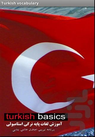 Turkish vocabulary - Image screenshot of android app