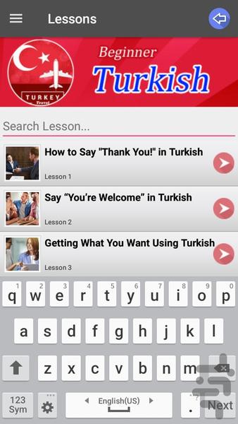 Turkish On Travel - Image screenshot of android app