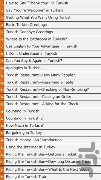 Turkish On Travel - Image screenshot of android app