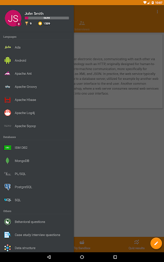 Learn programming - Image screenshot of android app