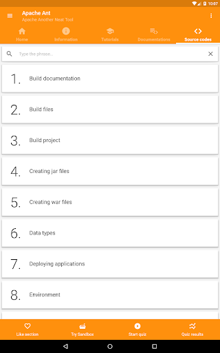 Learn programming - Image screenshot of android app