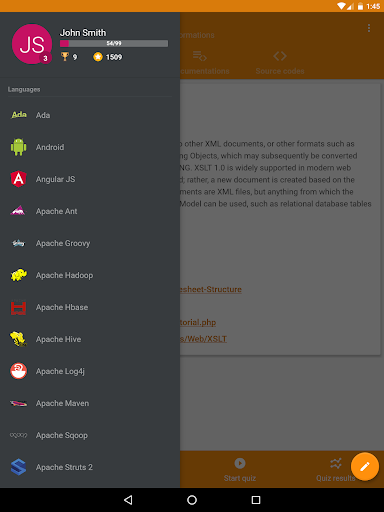 Learn programming - Image screenshot of android app