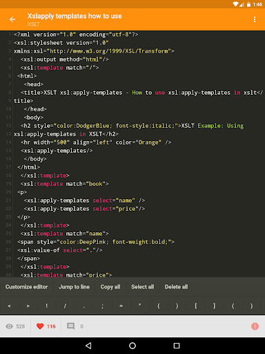 Learn programming - Image screenshot of android app