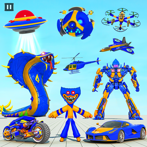 Snake Car Robot Transformation - Image screenshot of android app