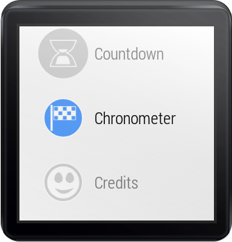 Wear Chronometer for (Wear OS) - عکس برنامه موبایلی اندروید