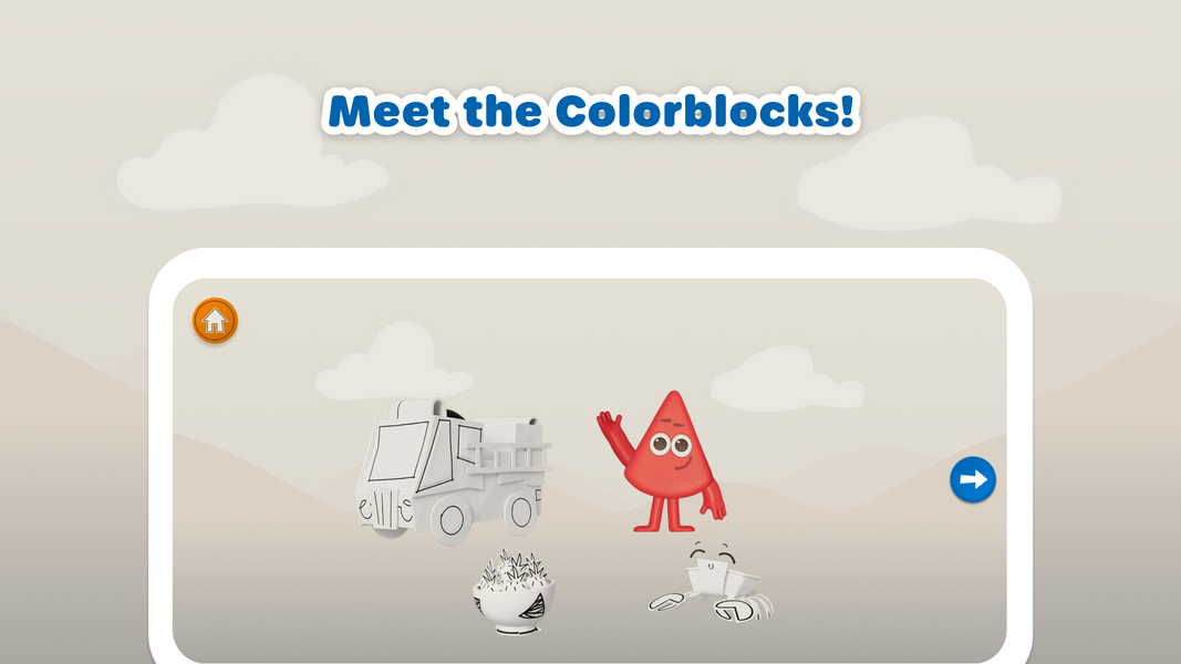 Meet the Colorblocks! - Gameplay image of android game