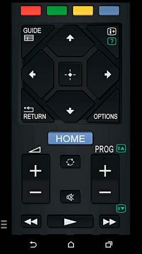 TV Remote for Sony TV - Image screenshot of android app