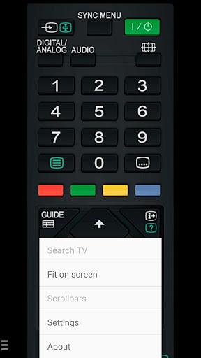 TV Remote for Sony TV - Image screenshot of android app