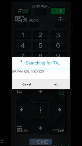 TV Remote for Sony TV - Image screenshot of android app