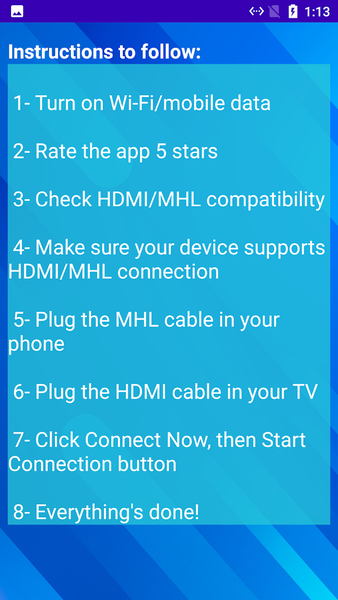 USB-C to HDMI Cast Phone to TV - عکس برنامه موبایلی اندروید