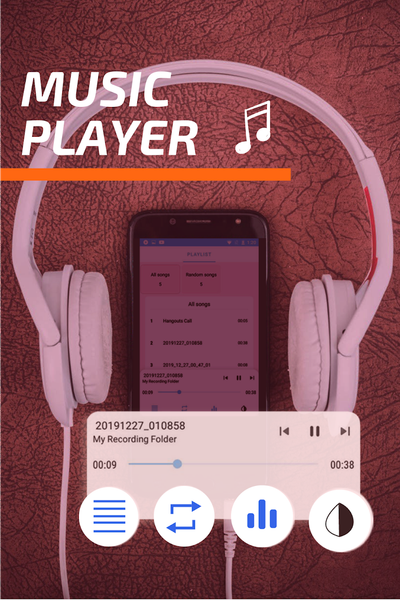 Extreme music player MP3 app - عکس برنامه موبایلی اندروید