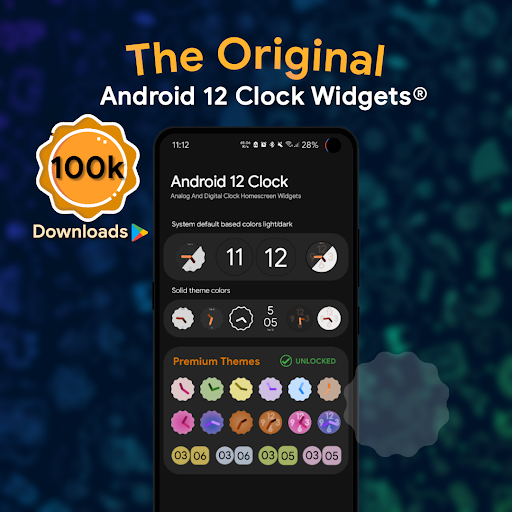 Pixel Clock Widgets & Themes - عکس برنامه موبایلی اندروید