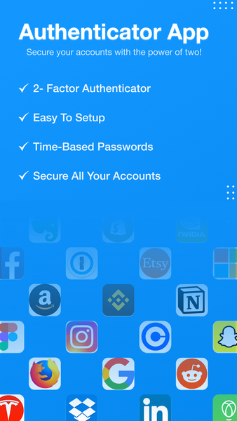 Authenticator App – 2FA - عکس برنامه موبایلی اندروید