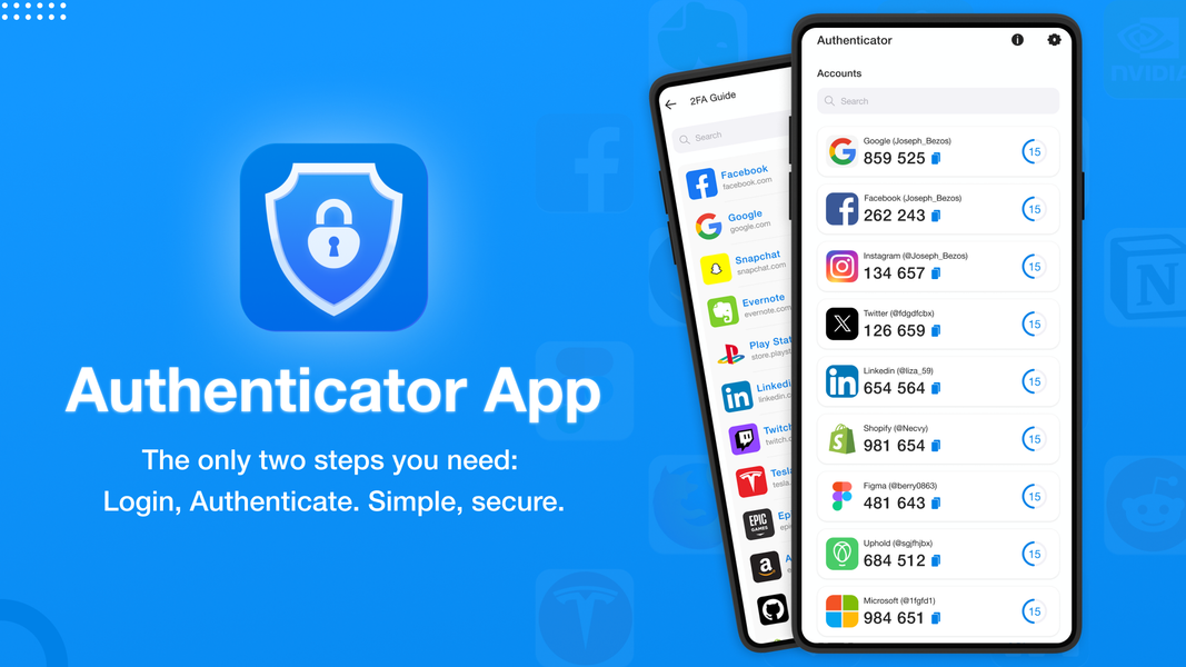 Authenticator App – 2FA - Image screenshot of android app