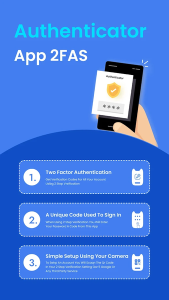 Authenticator App - عکس برنامه موبایلی اندروید