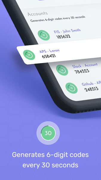 Authenticator App - عکس برنامه موبایلی اندروید