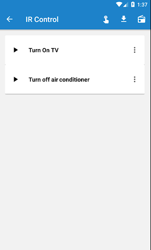 Broadlink Hub - Image screenshot of android app