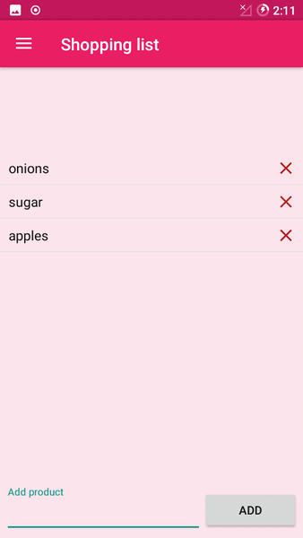 Recipe book App - Image screenshot of android app