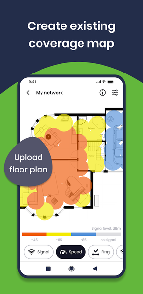 WiFi Heatmap - Image screenshot of android app
