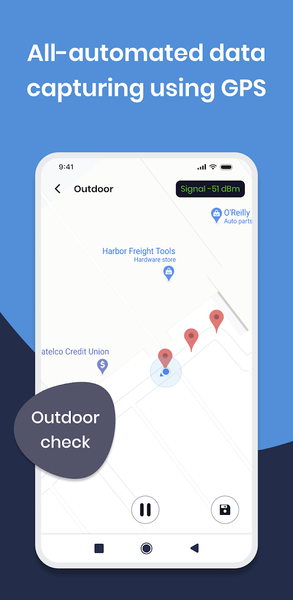WiFi Heatmap - Image screenshot of android app
