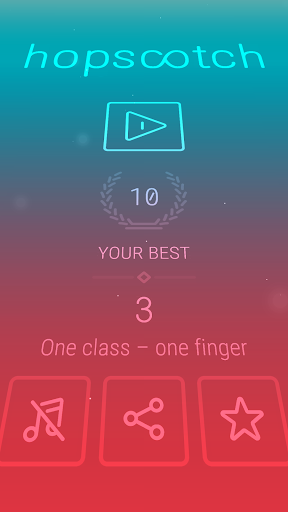 Hopscotch – Action Tap Game - Gameplay image of android game