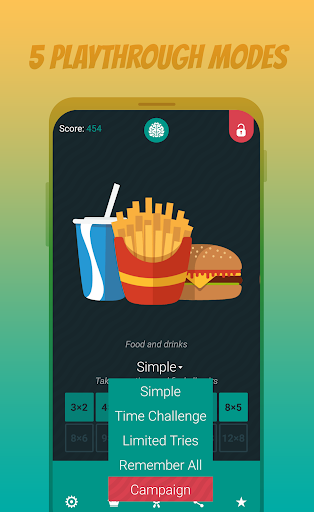 Remembery – Memory game pairs - Gameplay image of android game