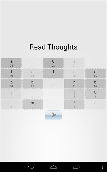 Read Thoughts - Image screenshot of android app